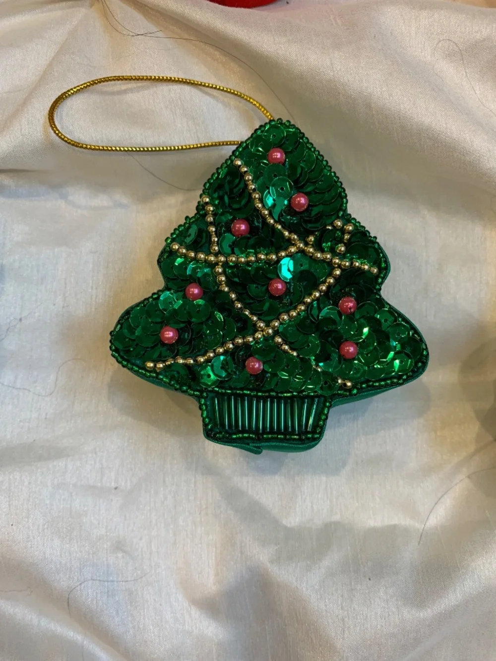 New Set 12 Christmas 2006 Sequin Ornament Boxes